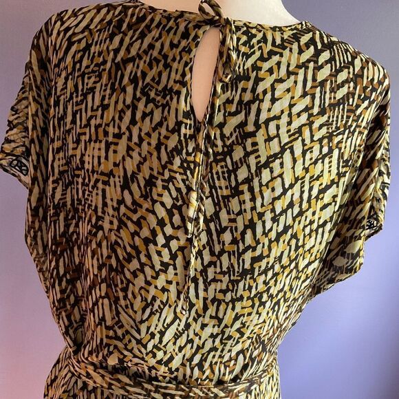 Green, Black and Tan Tunic size PXL 16 Coldwater Creek - Picture 3 of 6